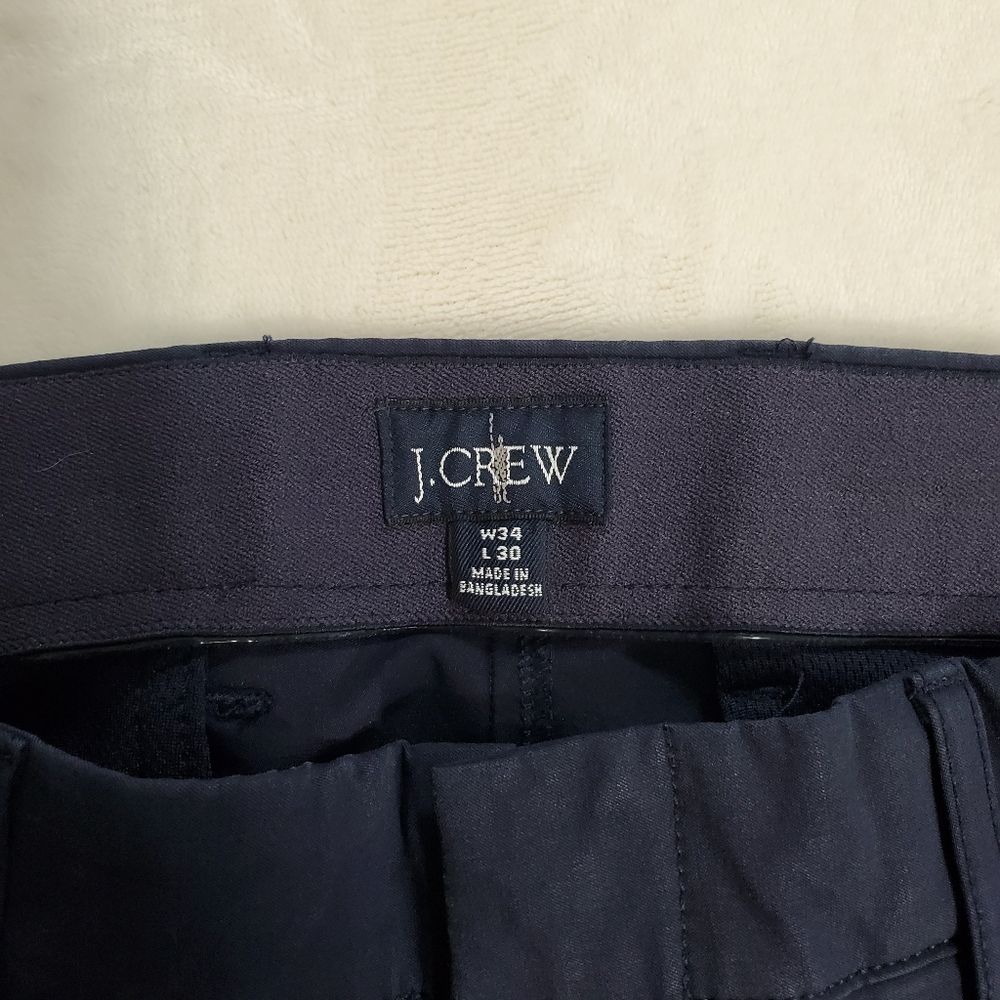 J. Crew‎ Blue Chinos Tailored Cotton Twill - Picture 5 of 15